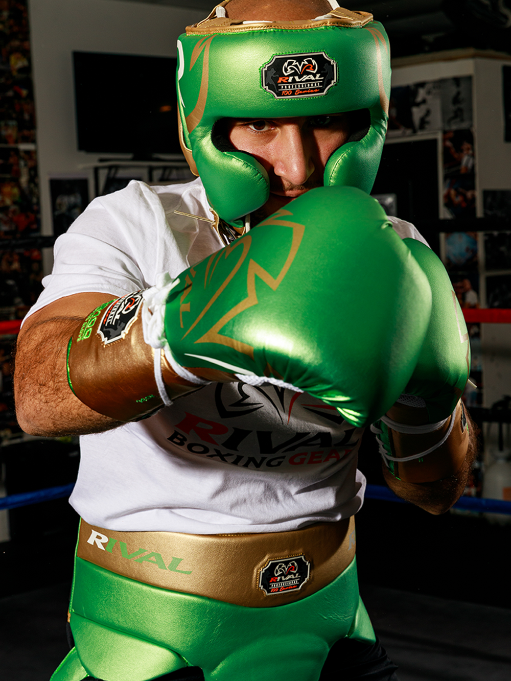 Rival 100 series boxing gear green